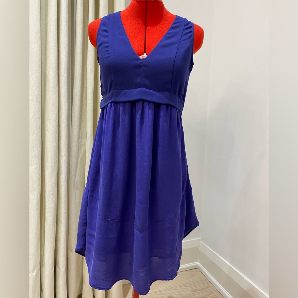 Aritzia Royal Blue Sleeveless Mini Dress